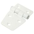 Whitecap Shortside Door Hinge - White Nylon - 1-3 8  x 2-1 4  - S-3033 For Sale