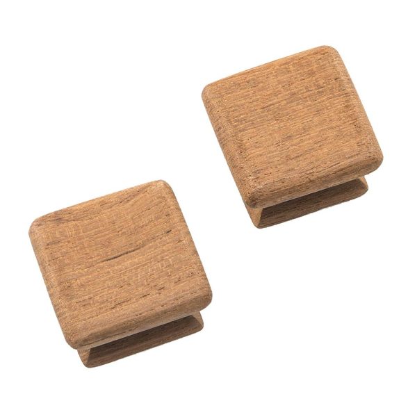 Whitecap Teak Square Drawer Knob - 1-1 8  - 2 Pack - 60130-A Fashion