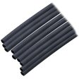 Ancor Adhesive Lined Heat Shrink Tubing (ALT) - 3 16  x 6  - 10-Pack - Black - 302106 For Cheap