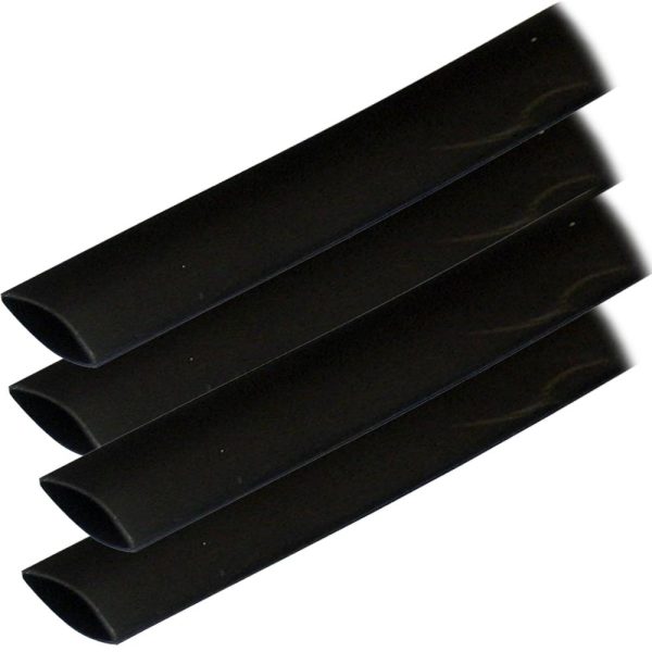 Ancor Adhesive Lined Heat Shrink Tubing (ALT) - 3 4  x 12  - 4-Pack - Black - 306124 Online Sale