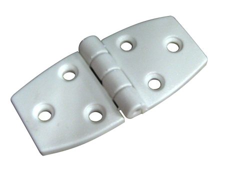 Whitecap Door Hinge - White Nylon - 1-1 2  x 3  - S-3031 Online Hot Sale