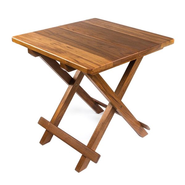 Whitecap Teak Solid Top Fold Away Table - 60031 Discount