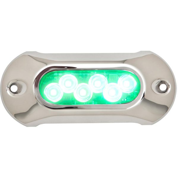 Attwood Light Armor Underwater LED Light - 6 LEDs - Green - 65UW06G-7 on Sale