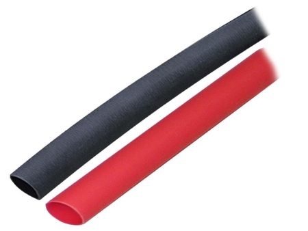 Ancor Adhesive Lined Heat Shrink Tubing (ALT) - 3 8  x 3  - 2-Pack - Black Red - 304602 Supply