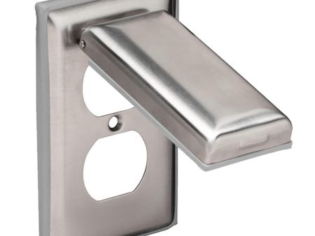 Marinco Stainless Steel Cover f Duplex Receptacle w Lift Lid - 7879CR Online Sale