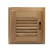 Whitecap Teak Louvered Door & Frame - Right Hand - 12  x 12  - 60720 Hot on Sale